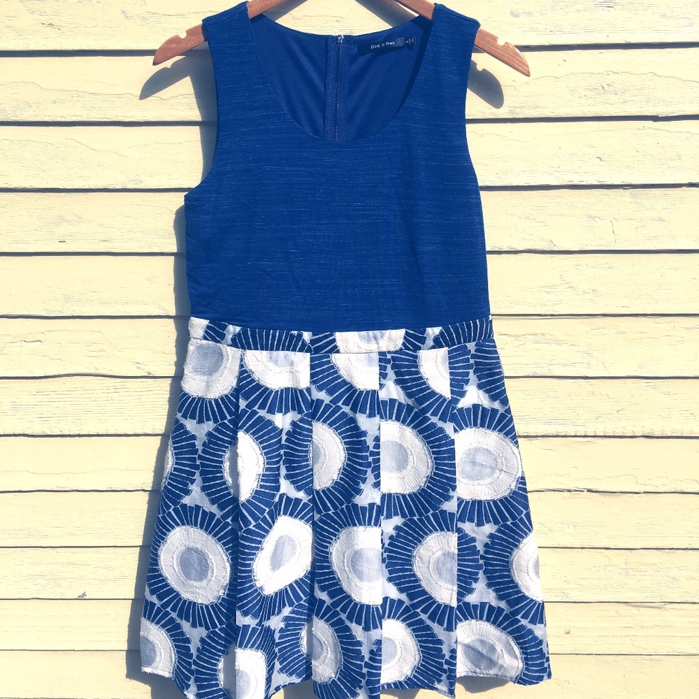 Doe & Rae Pleated skirt A-line ModCloth dress